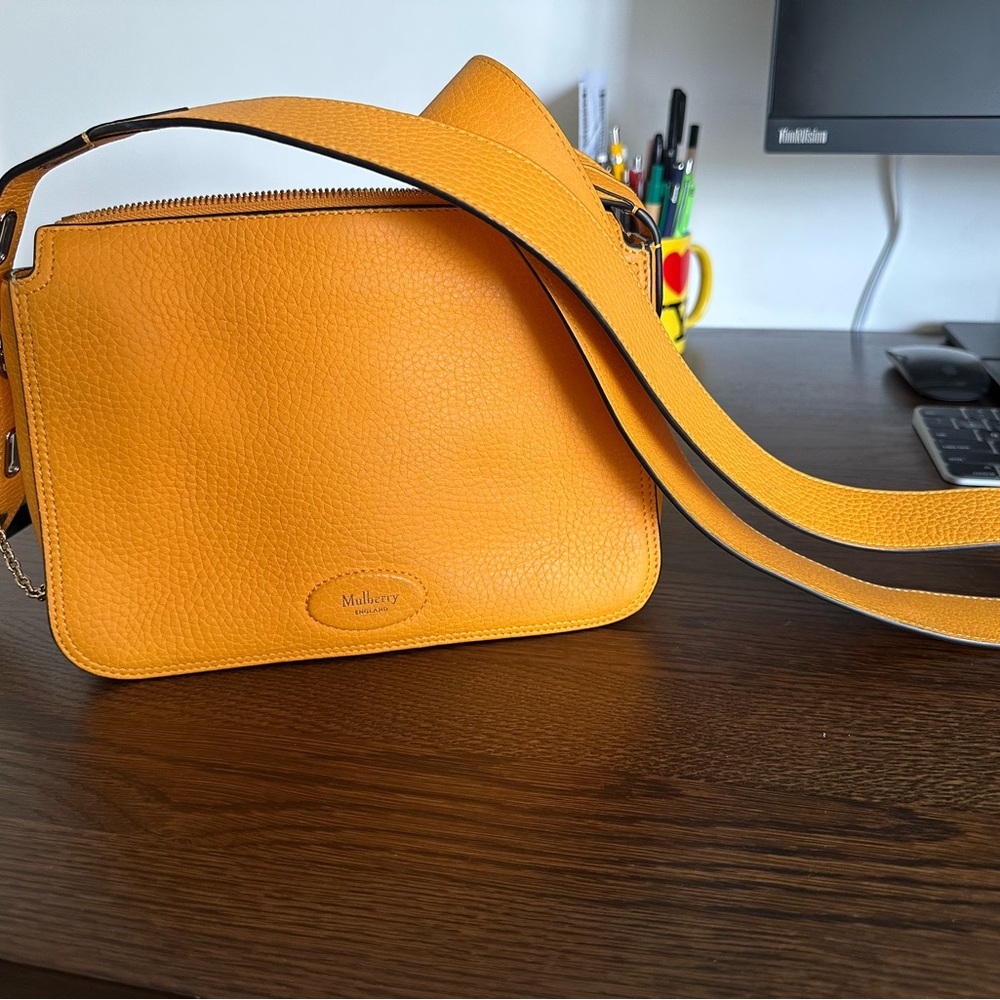 Mulberry Vibrant Orange Shoulder Bag